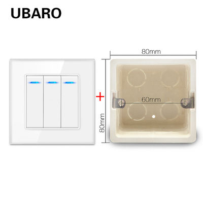 Ein guter Preis. Eu Standard Dual Wipper Lichtschalter Nickel überzogener Messing Terminal Indicator Wippschalter Im Internet