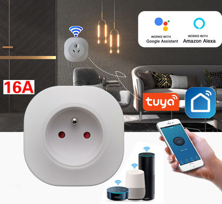 Goede prijs. 16A 20A Smart Light Socket Voice Activated Wireless Electric Socket Overbelasting bescherming Online