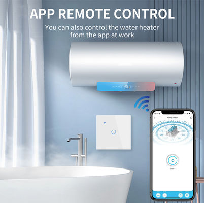 Καλή τιμή. 4000W Wifi Boiler Smart Water Heater Switch 20A UL94V0 Tuya App Wifi Sensor Switch Δουλεύει με το Alexa Voice Timing Remote Διαδικτυακά