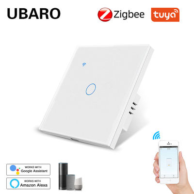 Un buen precio. UBARO 86 tipo inteligente Tuya Zigbee cambio de aplicación Control remoto soporte Google asistente Amazon Alexa Yandex Alice En línea