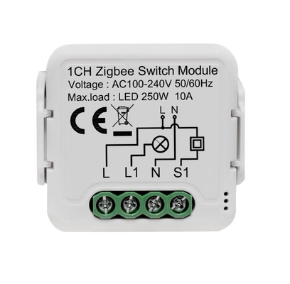 좋은 가격 Zigbee Tuya 1CH 스마트 회로 차단기 스위치 Alexa & Google Assistant와 호환 가능 Yandex Alice 음성 제어 타이밍 세트 DIY 온라인