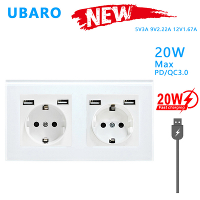 良い価格 丸いインストールボックス用の強化ガラスパネル高速充電ソケット153*82*35mmシングル製品320G総重量 オンライン