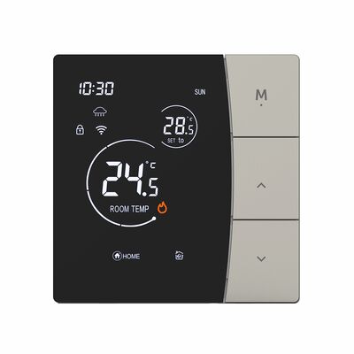 良い価格 3A 水サーモスタットを備えたスマート サーモスタット 不燃性 PC 素材と 2.4GHz WiFi 接続による正確な温度制御 オンライン
