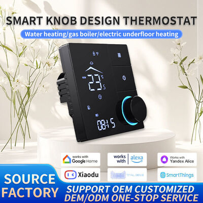 Bom preço. Termostato inteligente WiFi com faixa de temperatura de 5 ℃ a 60 ℃, Google Assistant e suporte Amazon Alexa e tensão AC90-240V Em linha