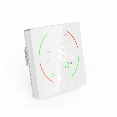 Bom preço. Termostato inteligente WiFi com precisão de temperatura de ± 1 ℃, tensão de entrada AC90-240V e ambiente de trabalho de 5-50 ℃ Em linha