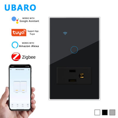 Un buen precio. Interruptor y enchufe inteligente con aplicación móvil manual y control por voz con carcasa duradera para PC y conectividad WiFi Zigbee En línea