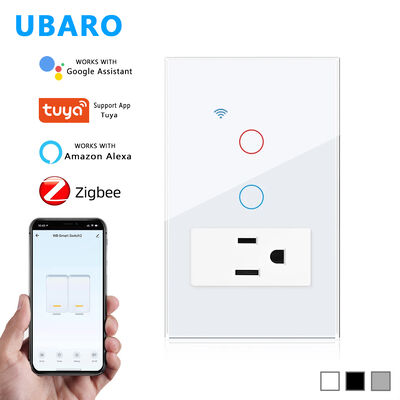 良い価格 家庭およびオフィス向けの WiFi および Zigbee 経由の音声およびモバイル APP 制御を備えた 10A 定格電流のスマート スイッチおよびソケット オンライン
