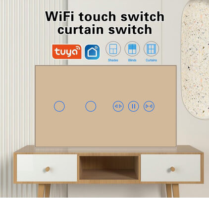 良い価格 スマートカーテンと照明は音声制御可能 2.4GHz Wi-Fi および 500W/1800W 定格電力を備えたスマートホームスイッチ オンライン