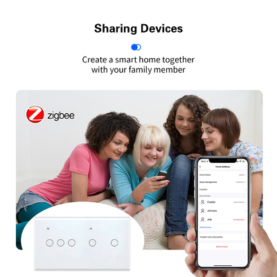 good price Zigbee Smart Switch Compatible With Zigbee Hubs  Type 157 2 Gang online