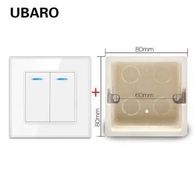 Un bon prix. 135g gris carré bouton d'appuie-roqueur Commutateur LED indicateur Roqueur Commutateur lumineux En ligne