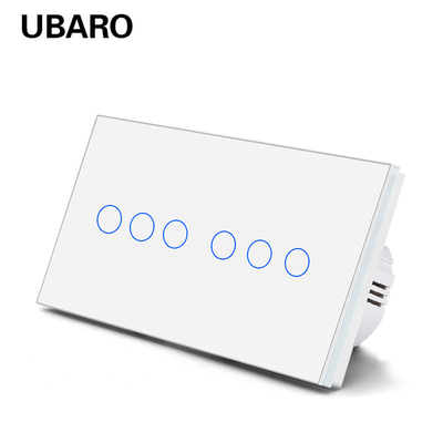 良い価格 8 ギャング Wifi タッチ スイッチ ライト 組み込み 設置 タッチランプ コントロール スイッチ オンライン