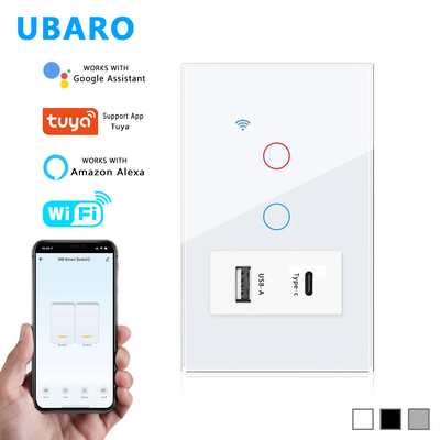Хорошая цена. Комбинация сокетов коммутатора 118type с USB и гнездами типа C Онлайн