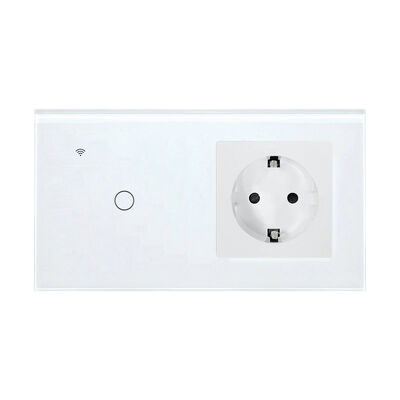 Ein guter Preis. Smart Switch and Socket with Voice Control Glass Panel CE and RoHS Certified for Modern Homes Im Internet