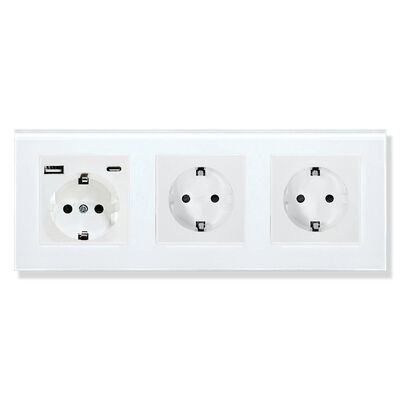 良い価格 UBARO Electrical 1USB Type-C ソケット、定格電力 3500W、電流 10A/16A、リン青銅導体で信頼性の高いパフォーマンスを実現 オンライン