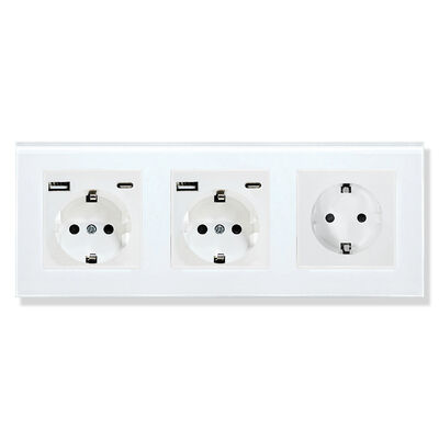 Ein guter Preis. Elektrischer Schalter und Steckdose von UBARO mit 3500 W Nennleistung, 10 A/16 A Stromstärke und Phosphorbronze-Leiter Im Internet
