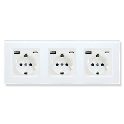 Ein guter Preis. UBARO Electrical 3USB Typ-C-Buchse mit 3500 W Nennleistung, 10 A/16 A Strom und Phosphorbronze-Leiter Im Internet